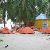 Camping sur Tobacco Caye, Cayes du Sud